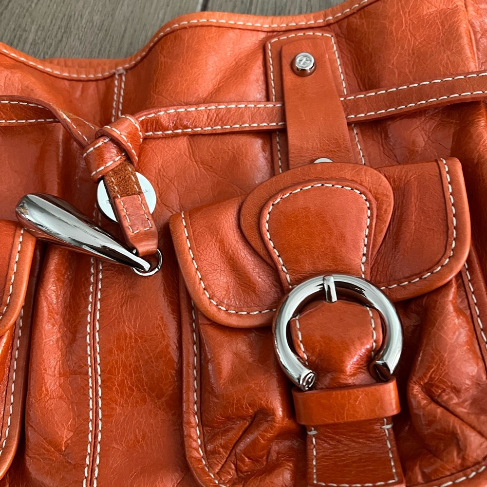 Francesco Biasia Leather Shoulder Bag - Picture 4 of 6